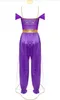 A full-body view of a purple princess costume laid flat against a white background. Anteprima dell’immagine prodotto
