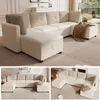 Modułowa sofa w kształcie litery U Merax z schowkiem, Podgląd zdjęcia produktu 14