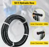 VEVOR HYDRAULICKÁ hadica, 15 M gumové hydraulické olejové Náhľad obrázku produktu 2