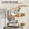 Carrello COSTWAY con 2 cassetti e ripiani in tessuto, Anteprima dell’immagine prodotto 4