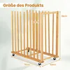 COSTWAY Opbergrek voor canvas, bamboe, droogrek, Productafbeelding-voorbeeld 3