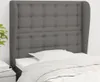 The Living Store Kopfteil mit Ohren Dunkelgrau Produktbild-Vorschau 2
