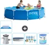 Intex Rundrahmen-Schwimmbecken – 305 x 76 cm – Blau – Produktbild-Vorschau 1