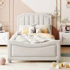 A child's bed with pillows and bedding in a bedroom setting. Náhled obrázku produktu