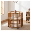 Buxibo Baby Box – Laufgitter – Runde Holz-Spielbox – Produktbild-Vorschau 2