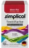 Simplicol Textilfarbe expert Mohn-Rot 150g - Farbe zum Produktbild-Vorschau 10