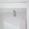 SoBuy BZR123-W Hochschrank mit Wäschesack Badezimmerschrank Produktbild-Vorschau 7