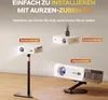 Smart Beamer Heimkino Projektor: Beamer 4K Unterstützt Full Produktbild-Vorschau 6