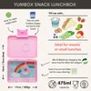 Yumbox Snack nepropustný svačinový box 3 sekce - Power Pink Náhled obrázku produktu 6