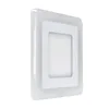 Ecolite Bílý vestavný LED panel hranatý 145 x 145mm 6W+3W Náhled obrázku produktu 2