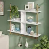 Bestier105,5cm Industrie-Regal Wandmontiertes 3-stufiges Produktbild-Vorschau 3