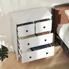 HOMCOM : buffet moderne à 4 tiroirs pour le salon, blanc Voir les images du produit 7