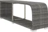 vidaXL 11-tlg. Garten-Lounge-Set mit Auflagen Poly Rattan Produktbild-Vorschau 7