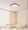 ZMH Lampada da soffitto a LED nera  23W piatta 23cm Anteprima dell’immagine prodotto 2
