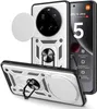 A product shot of a phone case with a phone inside, displayed from multiple angles. Produktbild-Vorschau