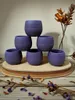 Zestaw 6 okrągłych doniczek Cactus w kolorze fioletowym, 10 Podgląd zdjęcia produktu 5