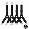 4x verstellbare Bettlakenspanner mit Metallclips, H0525 Produktbild-Vorschau 1
