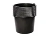 Baueimer - schwarz - 10er SET - 12 Liter mit Metallbügel, Produktbild-Vorschau 2