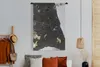 MuchoWow® Wandteppich Wandbehang Marmor - Schwarz - Gold - Produktbild-Vorschau 4