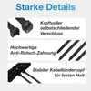 Qost Kabelbinder 200 x 3,5 mm Schwarz – 100 Stück – starke Produktbild-Vorschau 2