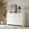 Merax Sideboard mit 6 Schubladen und goldenem Griff, Produktbild-Vorschau 1