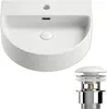 Jungborn Waschtisch ONE 50 x 42,5 cm weiß glänzend Produktbild-Vorschau 3