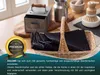 4er Set Geschirrtücher, 100% Leinen, 50x70 cm, schwarz Produktbild-Vorschau 6