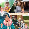 Slush Becher Silikon Squeeze Cup Gefrorene Maker Smoothie Produktbild-Vorschau 9