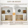 Schminktisch-Set mit LED-beleuchtetem Spiegel, Produktbild-Vorschau 8
