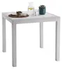 Table carrée 80x80cm pour le jardin en plein air en rotin Voir les images du produit 9