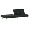 vidaXL Schlafsofa Schwarz Stoff Produktbild-Vorschau 7