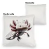 Kuschelkissen Axolotl fluffig weich Unterwasser-Motiv Produktbild-Vorschau 3
