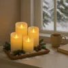 LED Kerze aus Echtwachs mit Timer 7,5cm gross | Ramadan Produktbild-Vorschau 6