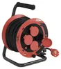 Gummi-Kabeltrommel – 4 Steckdosen, 25m, 1,0mm2  Produktbild-Vorschau
