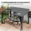 Gartenpavillon, Pergola, mit Schiebedach, Vorhängen, Produktbild-Vorschau 4