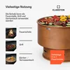 Blumfeldt Pompeji Feuerschale mit Grill – 3-in-1 Produktbild-Vorschau 3