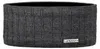 Areco Rippen-Strick Stirnband Merino Classic in grau