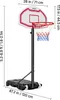 Přenosný basketbalový stojan VEVOR, výškově nastavitelný Náhled obrázku produktu 8