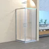 Duschkabine 90x110x185 cm Schiebetür, Duschabtrennung Produktbild-Vorschau 2