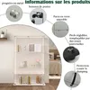 Vitrine D'exposition En Verre Avec LED, 3 Étagères, 2 Voir les images du produit 2