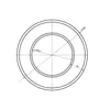 Kratka kominkowa ¤180mm 0,6mm CZ Podgląd zdjęcia produktu 5