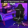 Bürostuhl überzug Set,4Stück Gaming Stuhl Bezug,Bürostuhl Produktbild-Vorschau 2