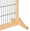 PawHut – dřevěná ohrada pro psy, výsuvná ochranná mřížka do Náhled obrázku produktu 8