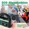 Tekoo Kurbelradio 10000mAh Notfallradio mit Powerbank Solar Produktbild-Vorschau 8