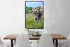 MuchoWow® MuchoWow® Gerahmtes Poster Kuh - Braun - Produktbild-Vorschau 2