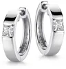 MATERIA Damen Creolen Klappcreolen 925 Sterling Silber mit Produktbild-Vorschau 1