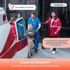 Fauteuil roulant de transport Clinicalfy en alliage Voir les images du produit 4