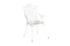 A white ornate chair on a white background. Produktbild-Vorschau
