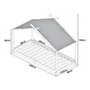 A diagram of a children's bed with dimensions indicated. Produktbild-Vorschau