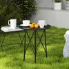 Outsunny Gartentisch. Runder Terrassentisch mit Produktbild-Vorschau 11